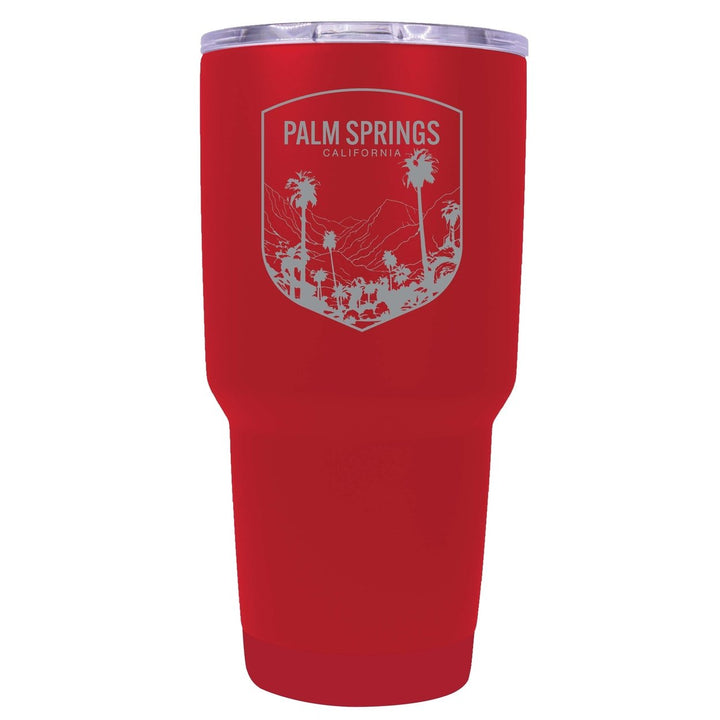 Palm Springs Califronia Souvenir 24 oz Engraved Insulated Stainless Steel Tumbler Image 7