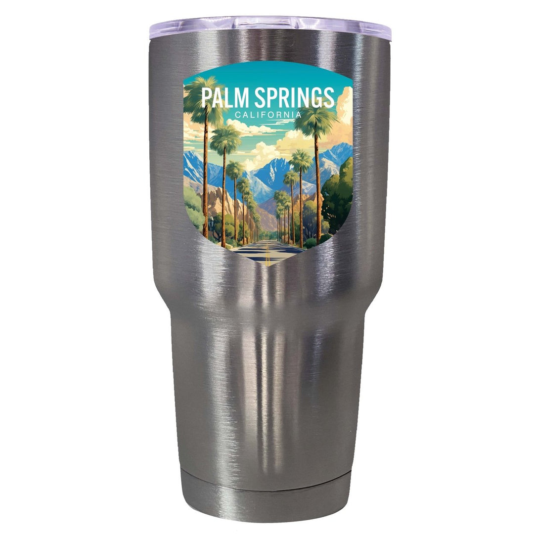 Palm Springs California Design A Souvenir 24 oz Insulated Stainless Steel Tumbler Image 1