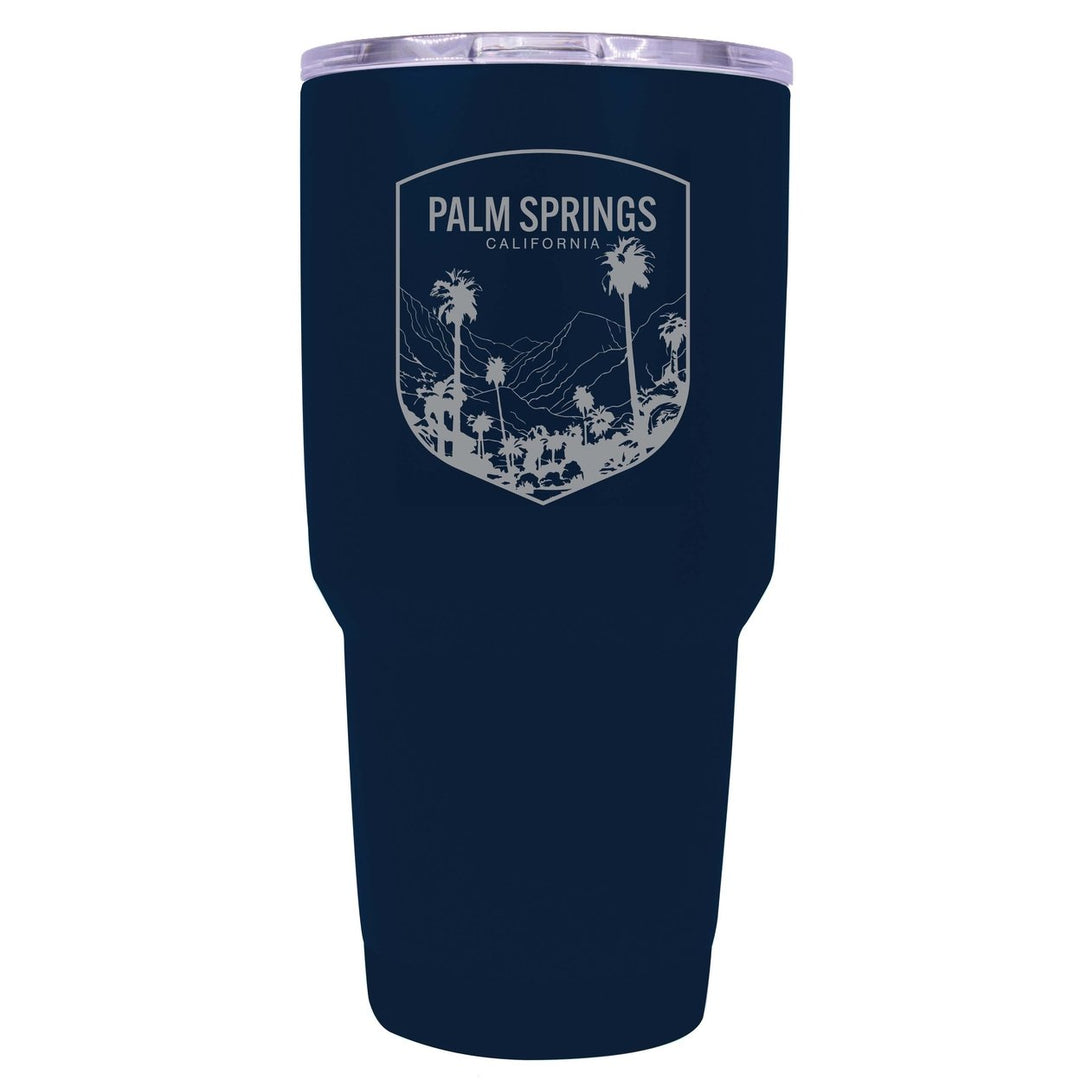 Palm Springs Califronia Souvenir 24 oz Engraved Insulated Stainless Steel Tumbler Image 8