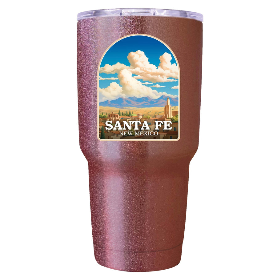 Santa Fe Mexico Design A Souvenir 24 oz Insulated Stainless Steel Tumbler Image 1