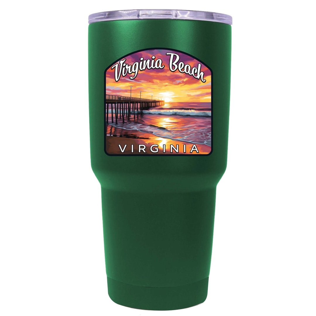 Virginia Beach Viginia Design A Souvenir 24 oz Insulated Stainless Steel Tumbler Image 5