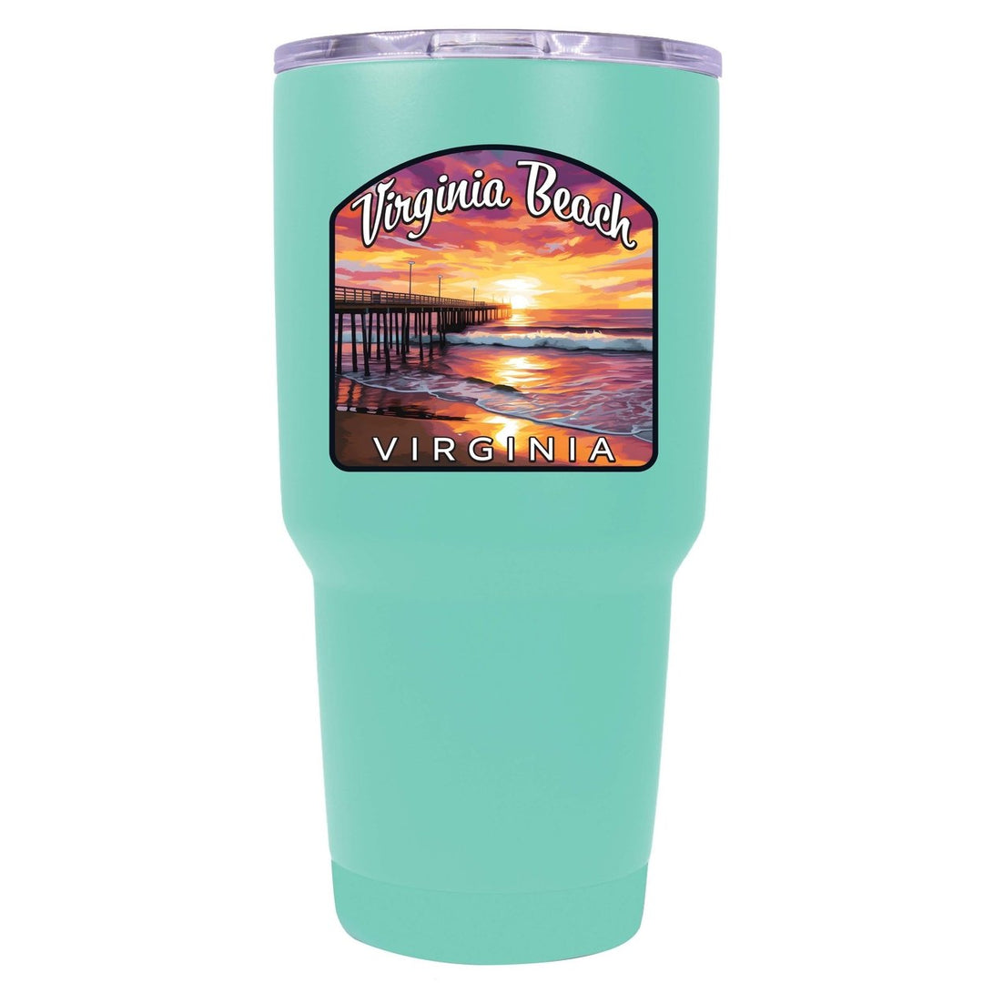 Virginia Beach Viginia Design A Souvenir 24 oz Insulated Stainless Steel Tumbler Image 6