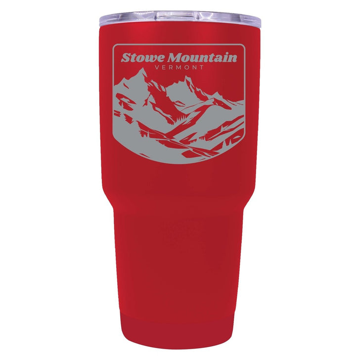 Stowe Mountain Vermont Souvenir 24 oz Engraved Insulated Stainless Steel Tumbler Image 4