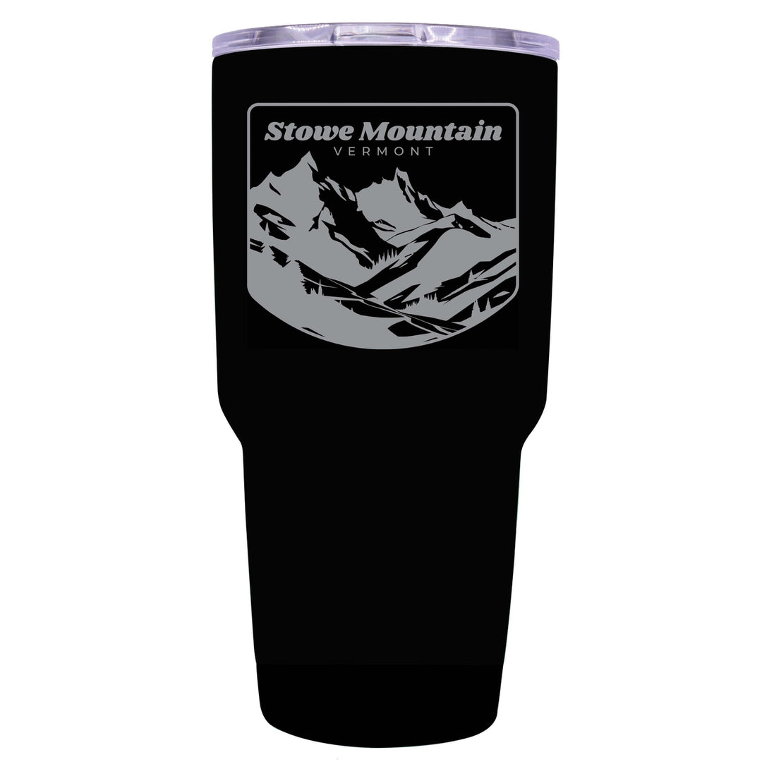 Stowe Mountain Vermont Souvenir 24 oz Engraved Insulated Stainless Steel Tumbler Image 8