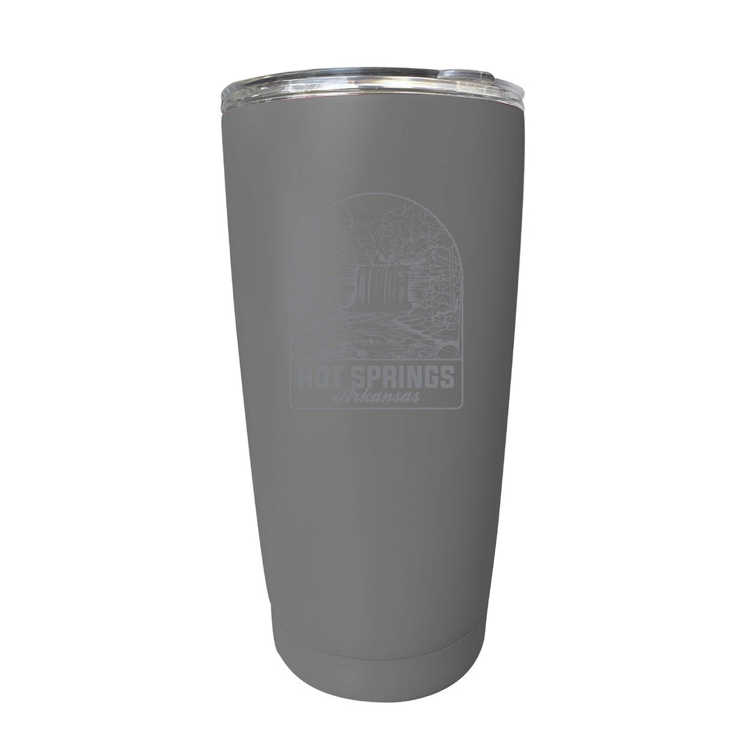 Hot Springs Arkansas Souvenir 16 oz Engraved Stainless Steel Insulated Tumbler Image 4