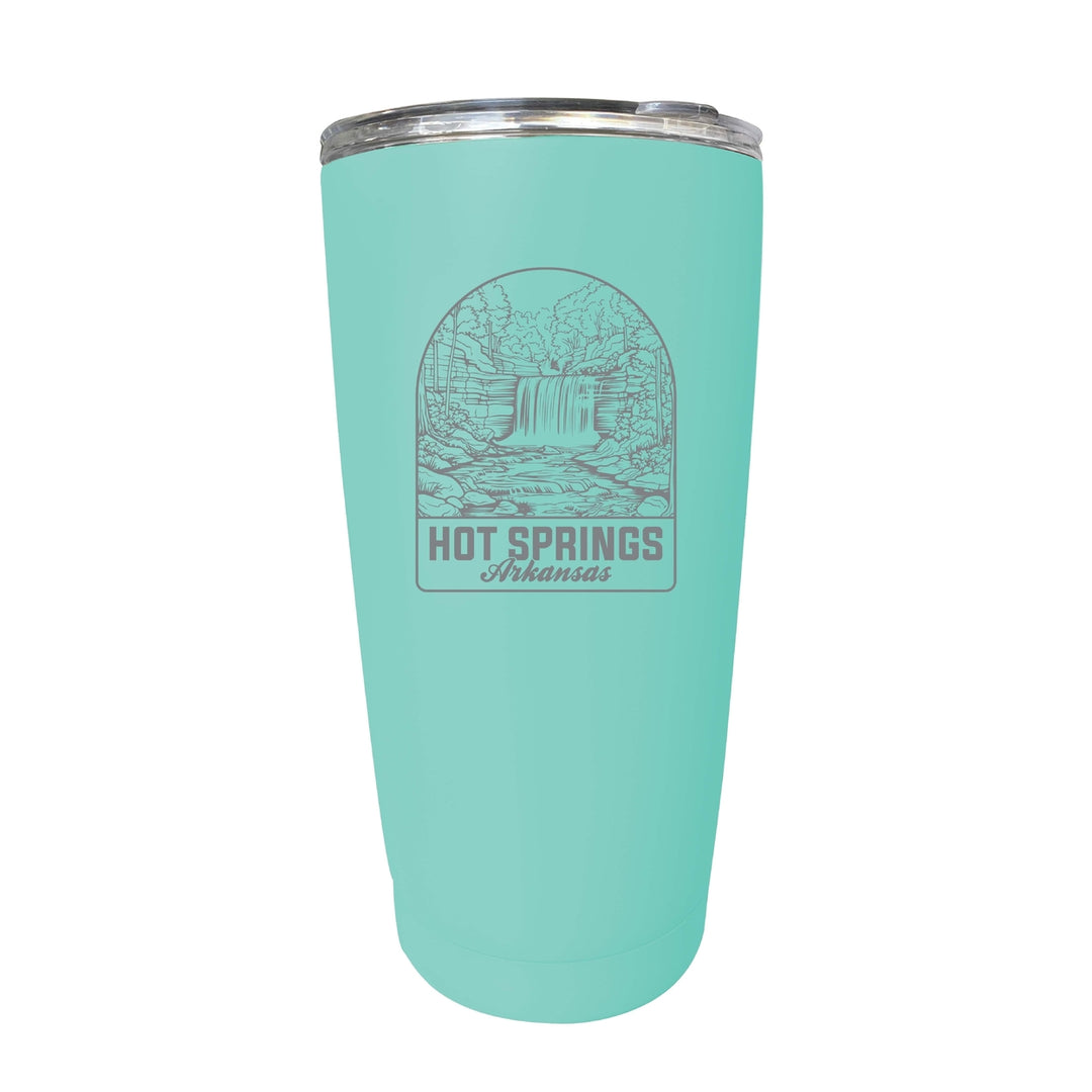 Hot Springs Arkansas Souvenir 16 oz Engraved Stainless Steel Insulated Tumbler Image 6