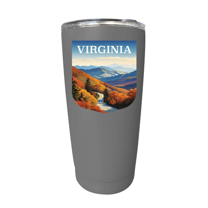 Virginia Design A Souvenir 16 oz Stainless Steel Insulated Tumbler Image 1