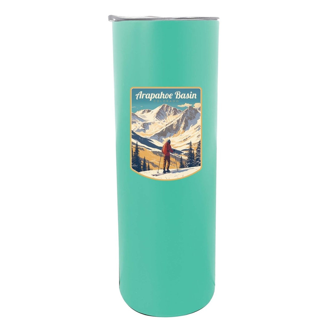 Arapahoe Basin Design A Souvenir 20 oz Insulated Stainless Steel Skinny Tumbler Image 1