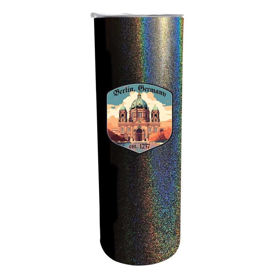 Berlin Germany Design B Souvenir 20 oz Insulated Stainless Steel Skinny Tumbler Image 1