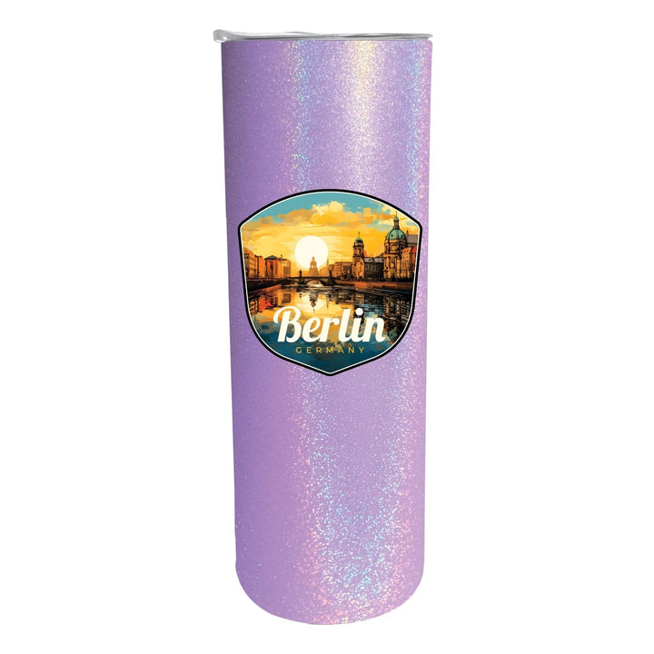 Berlin Germany Design C Souvenir 20 oz Insulated Stainless Steel Skinny Tumbler Image 2