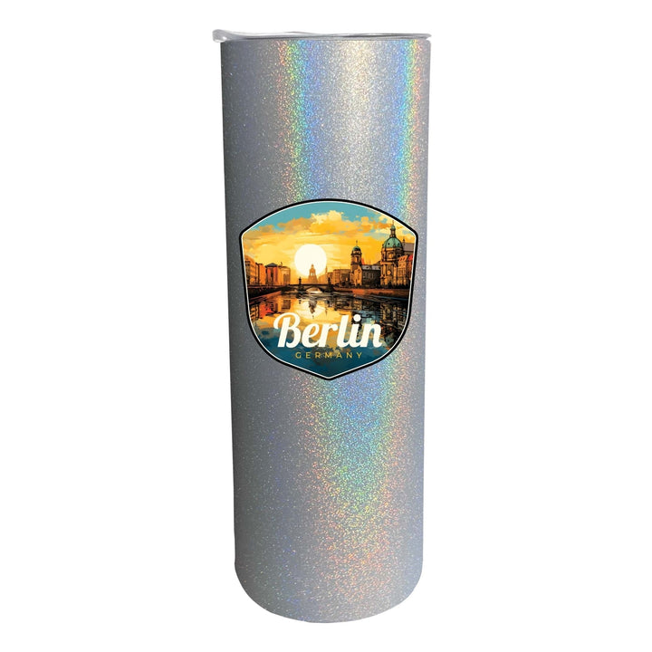 Berlin Germany Design C Souvenir 20 oz Insulated Stainless Steel Skinny Tumbler Image 6