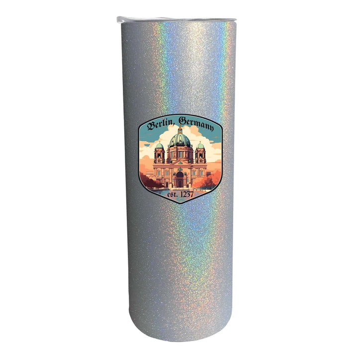 Berlin Germany Design B Souvenir 20 oz Insulated Stainless Steel Skinny Tumbler Image 6