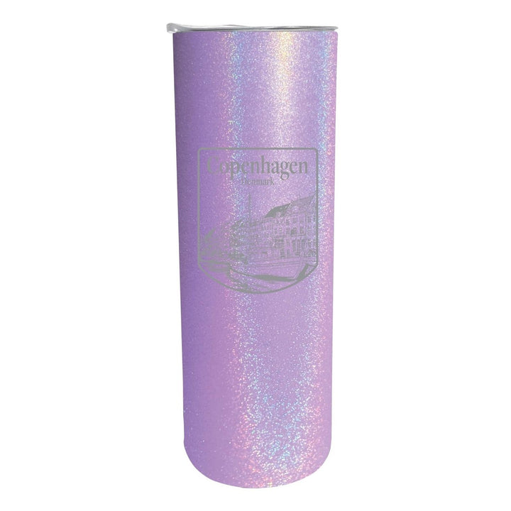 Copenhagen Denmark Souvenir 20 oz Engraved Insulated Stainless Steel Skinny Tumbler Image 5