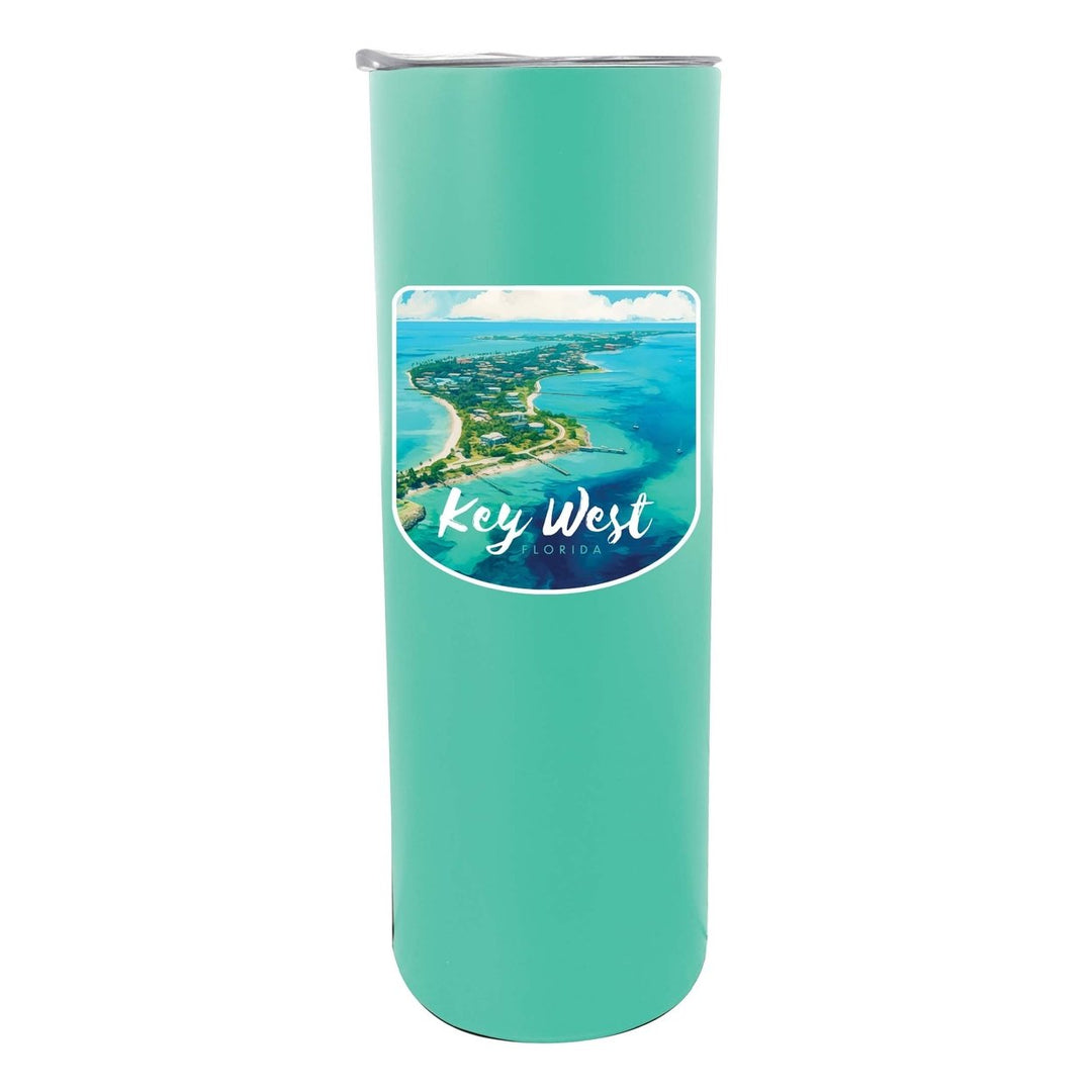 Key West Florida Design A Souvenir 20 oz Insulated Stainless Steel Skinny Tumbler Image 5