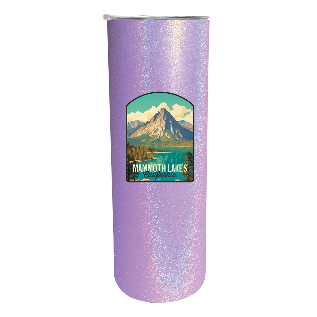 Mammoth Lakes California Design A Souvenir 20 oz Insulated Stainless Steel Skinny Tumbler Image 5