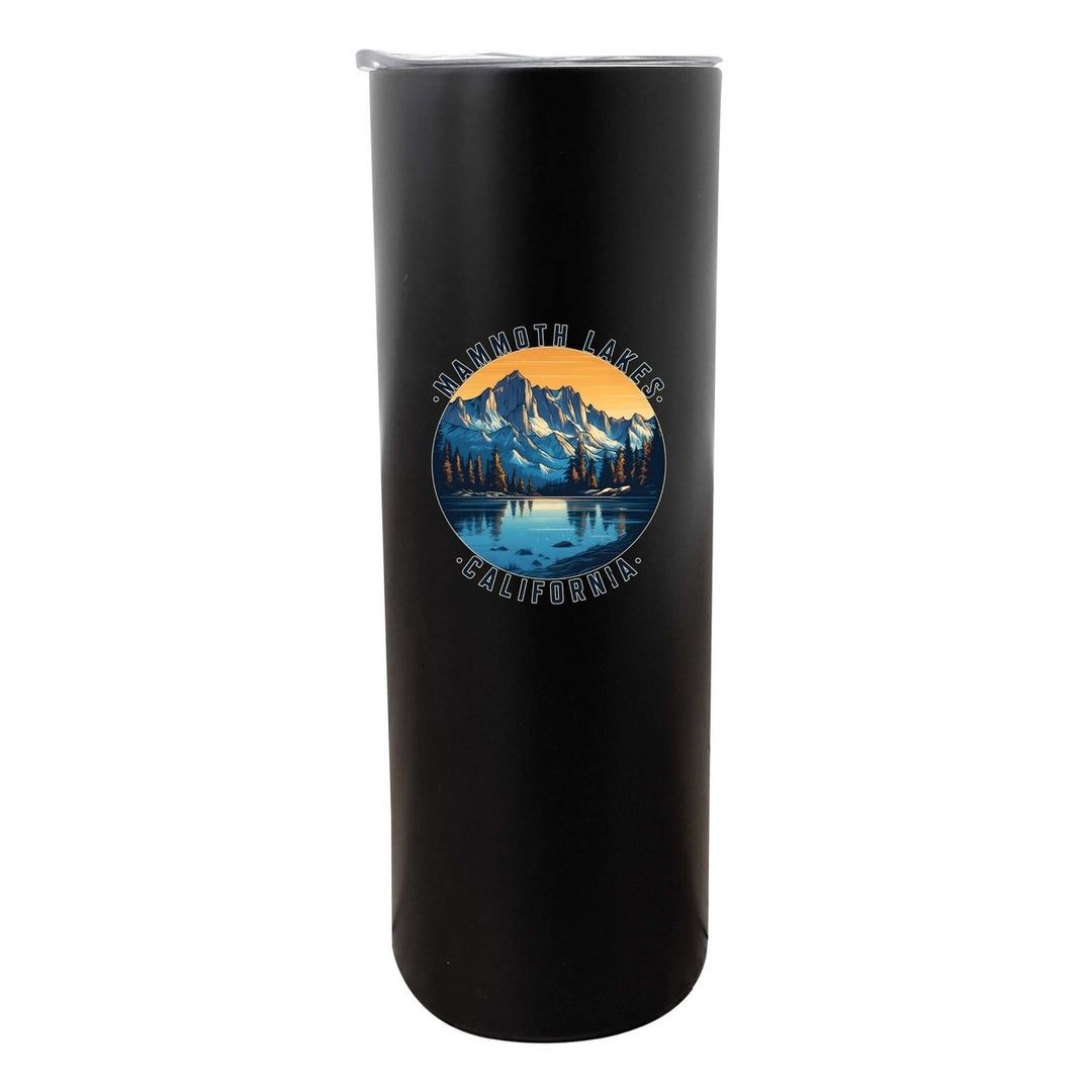 Mammoth Lakes California Design B Souvenir 20 oz Insulated Stainless Steel Skinny Tumbler Image 1