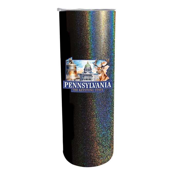 Pennsylvania Design D Souvenir 20 oz Insulated Stainless Steel Skinny Tumbler Image 5