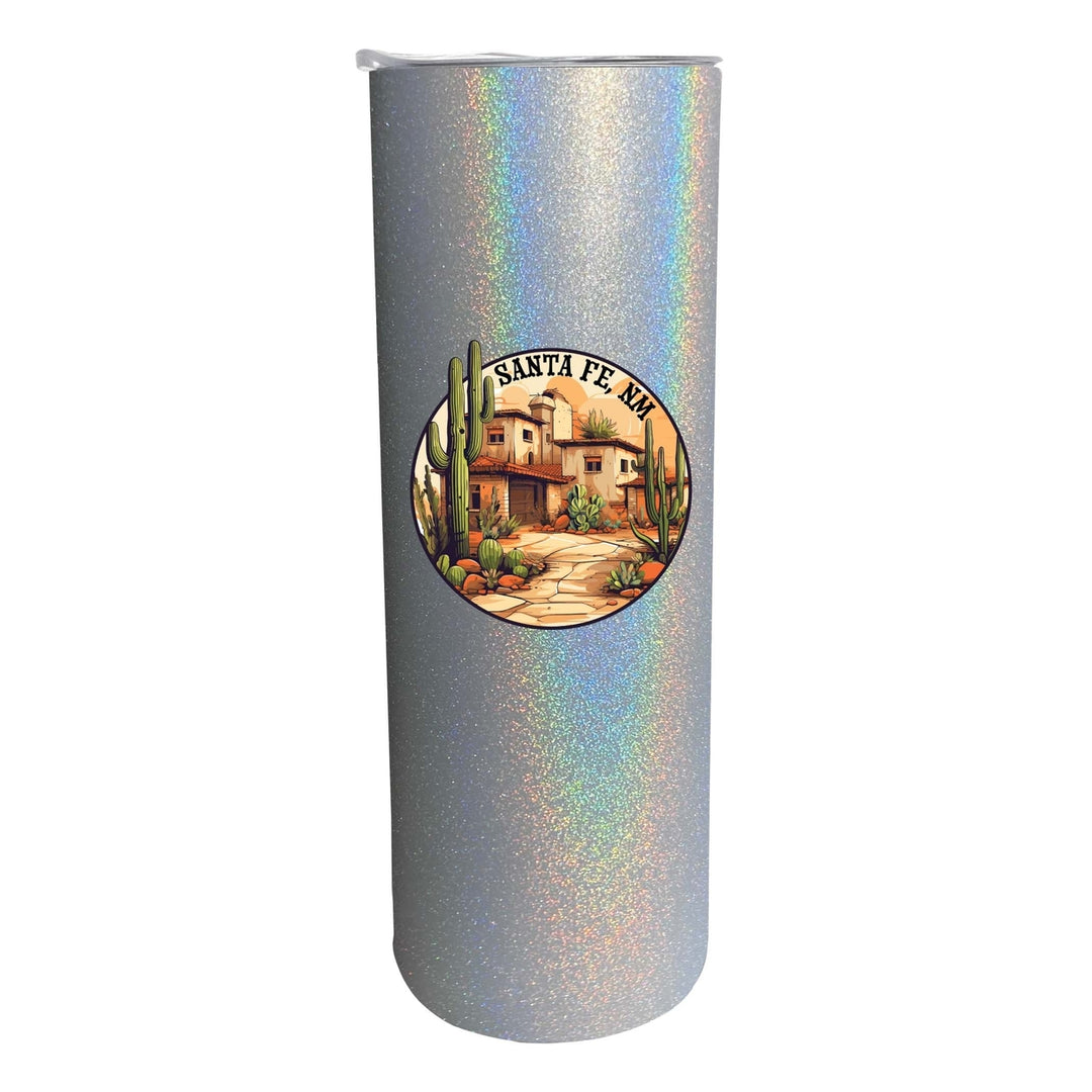 Santa Fe Mexico Design D Souvenir 20 oz Insulated Stainless Steel Skinny Tumbler Image 4