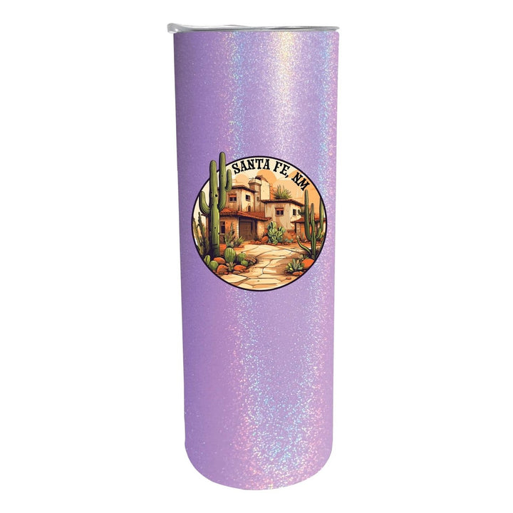 Santa Fe Mexico Design D Souvenir 20 oz Insulated Stainless Steel Skinny Tumbler Image 1