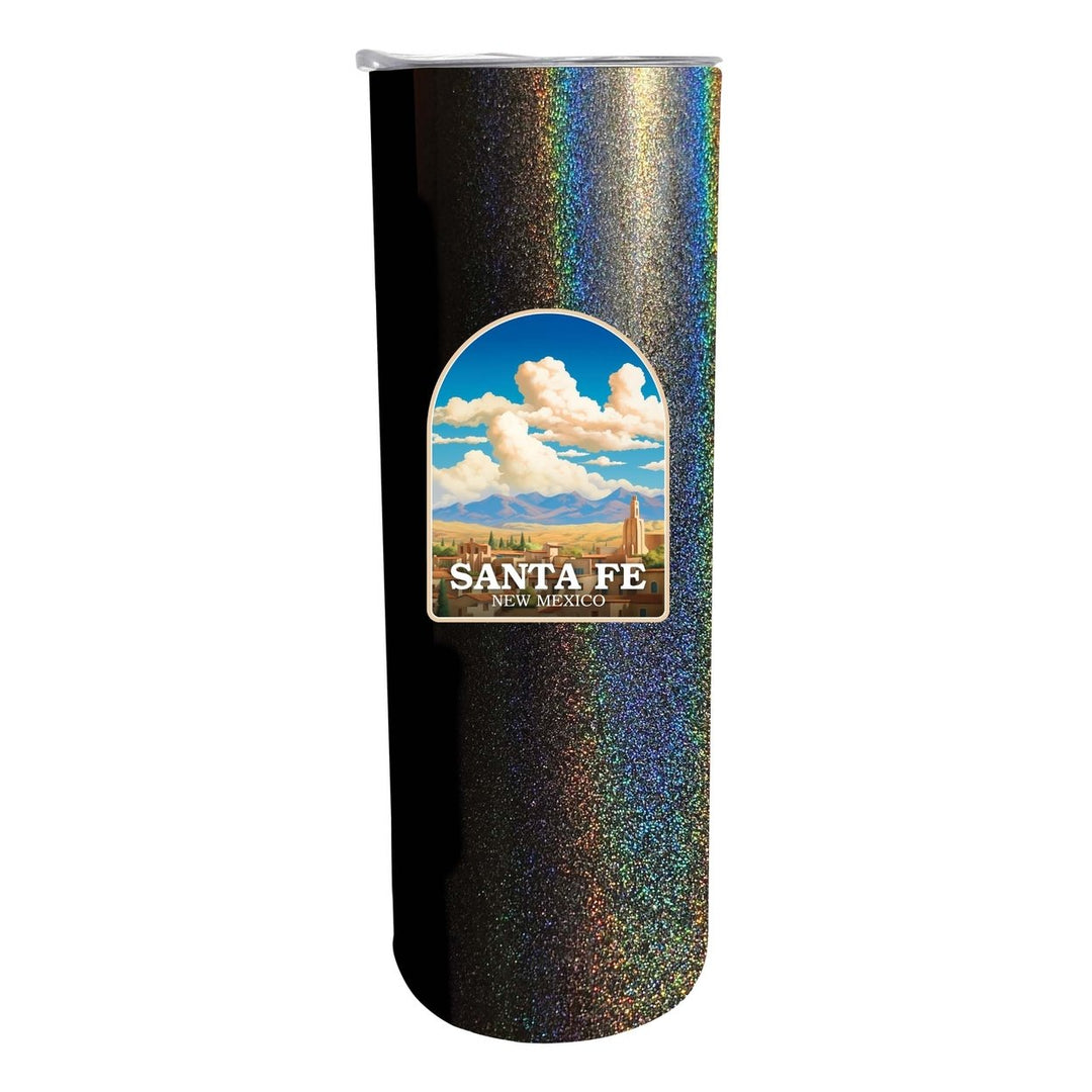 Santa Fe Mexico Design A Souvenir 20 oz Insulated Stainless Steel Skinny Tumbler Image 5