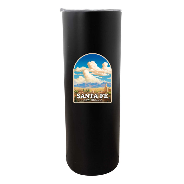 Santa Fe Mexico Design A Souvenir 20 oz Insulated Stainless Steel Skinny Tumbler Image 6