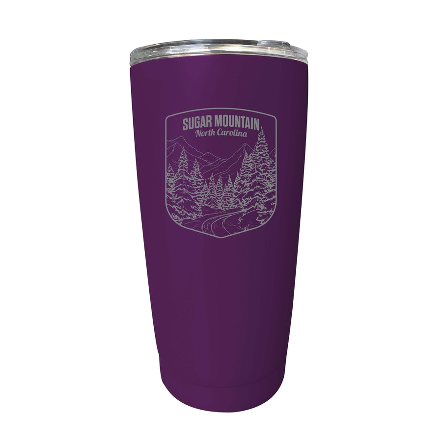 Sugar Mountain North Carolina Souvenir 16 oz Engraved Stainless Steel Insulated Tumbler Image 1