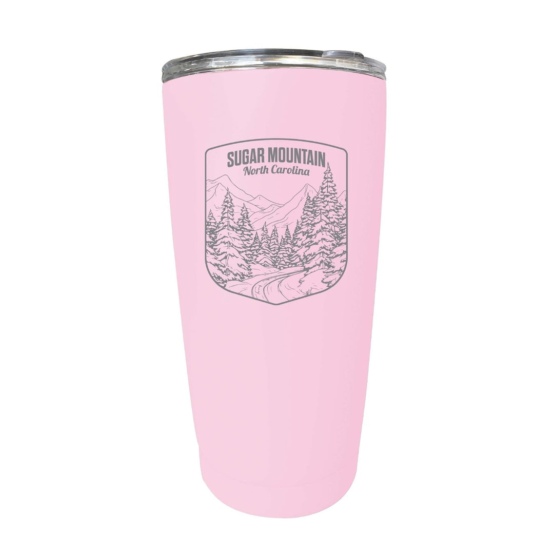 Sugar Mountain North Carolina Souvenir 16 oz Engraved Stainless Steel Insulated Tumbler Image 2