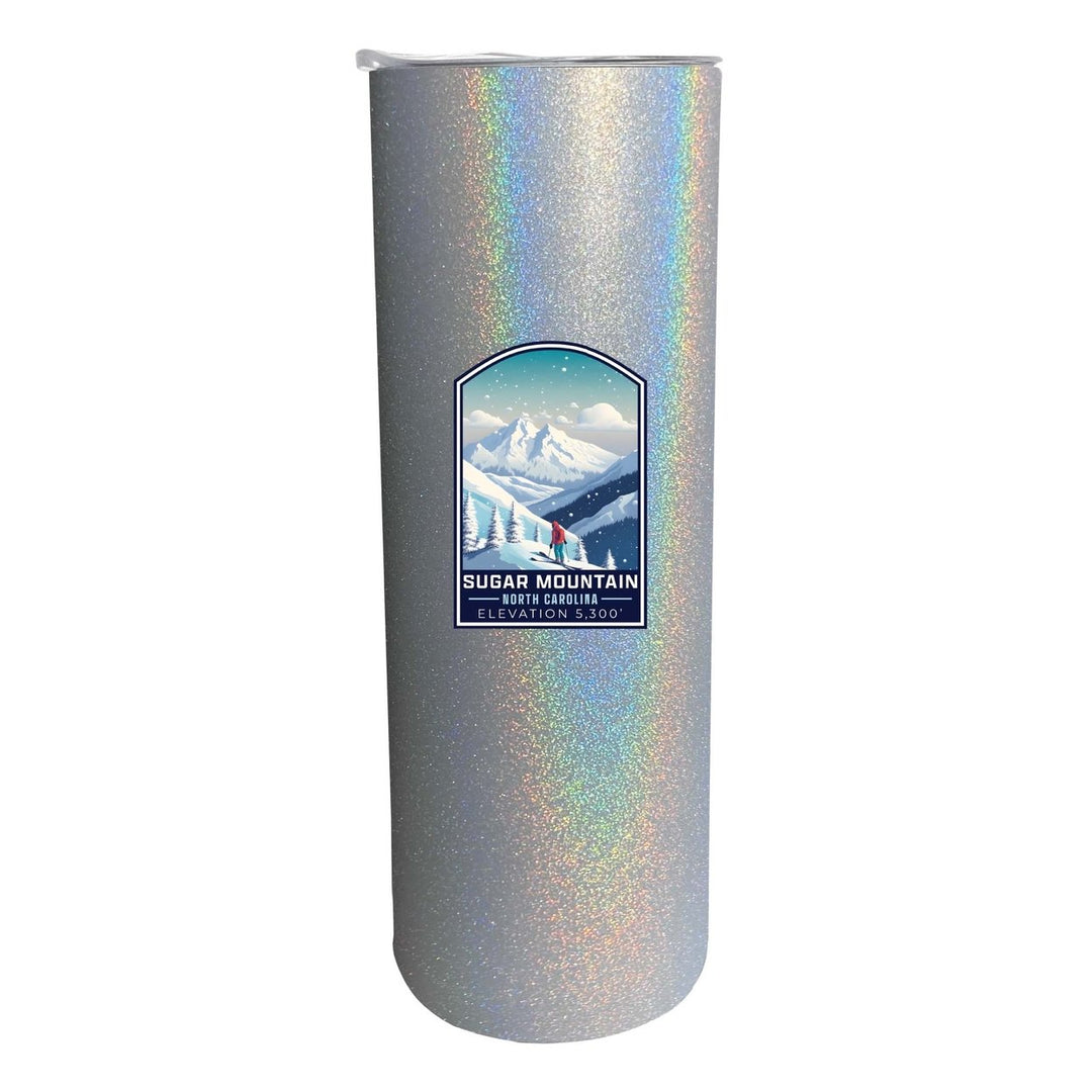 Sugar Mountain North Carolina Design B Souvenir 20 oz Insulated Stainless Steel Skinny Tumbler Image 5