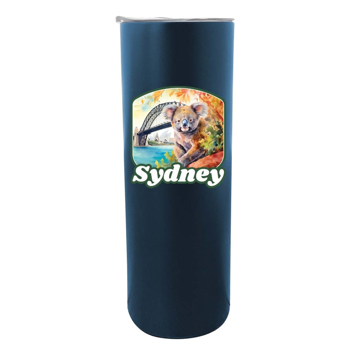 Sydney Australia Design C Souvenir 20 oz Insulated Stainless Steel Skinny Tumbler Image 3