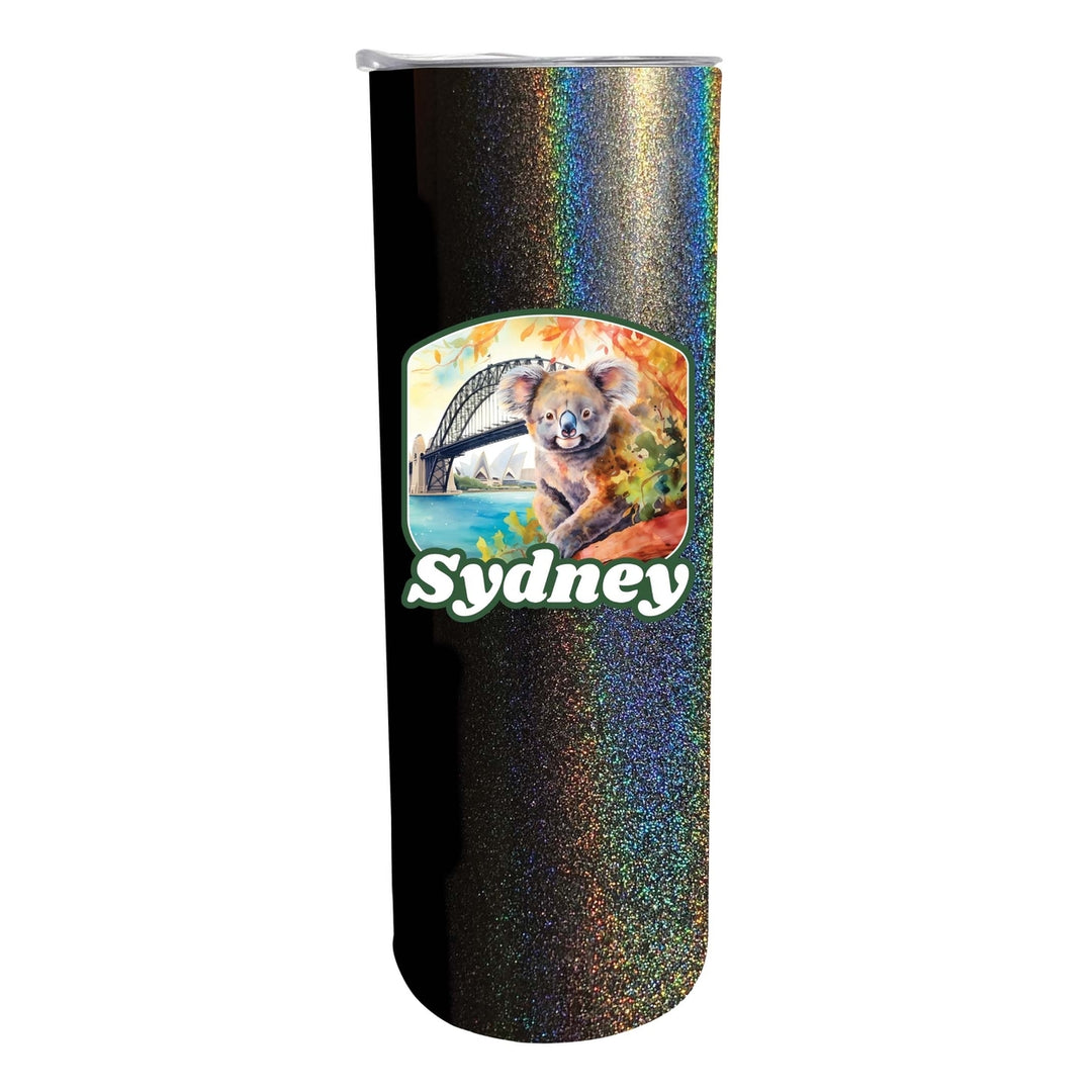 Sydney Australia Design C Souvenir 20 oz Insulated Stainless Steel Skinny Tumbler Image 5