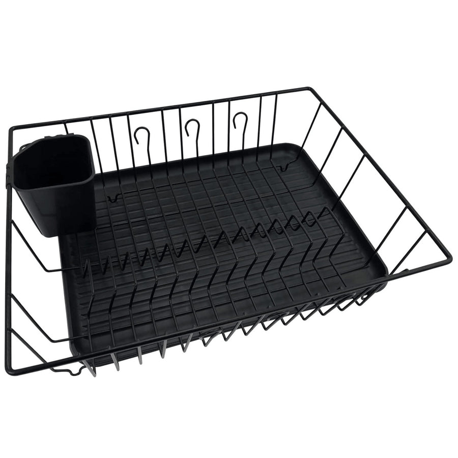 Better Chef 16-inch 3-Piece Dish Rack PVC-Coated Steel Large Drainer DR-1602 Image 1