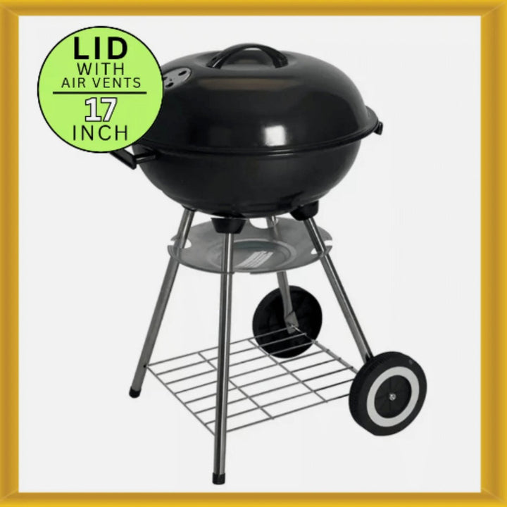 Better Chef 17 Inch Portable Charcoal Grill Rust Resistant Aluminum Ash Catcher Image 3