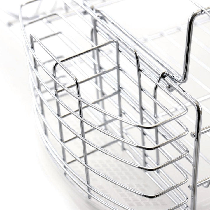 Better Chef Dish Rack 22 Inch 2 Tier Chrome Stainless Steel Countertop DR-2202 Image 4