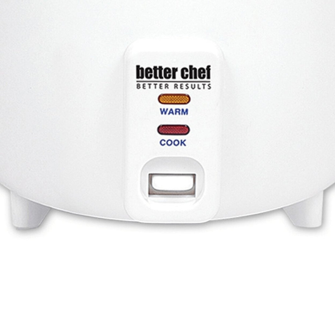 Better Chef Rice Cooker 8 Cup 16 Cup Cooked Stainless Steel Model IM-402B Image 4