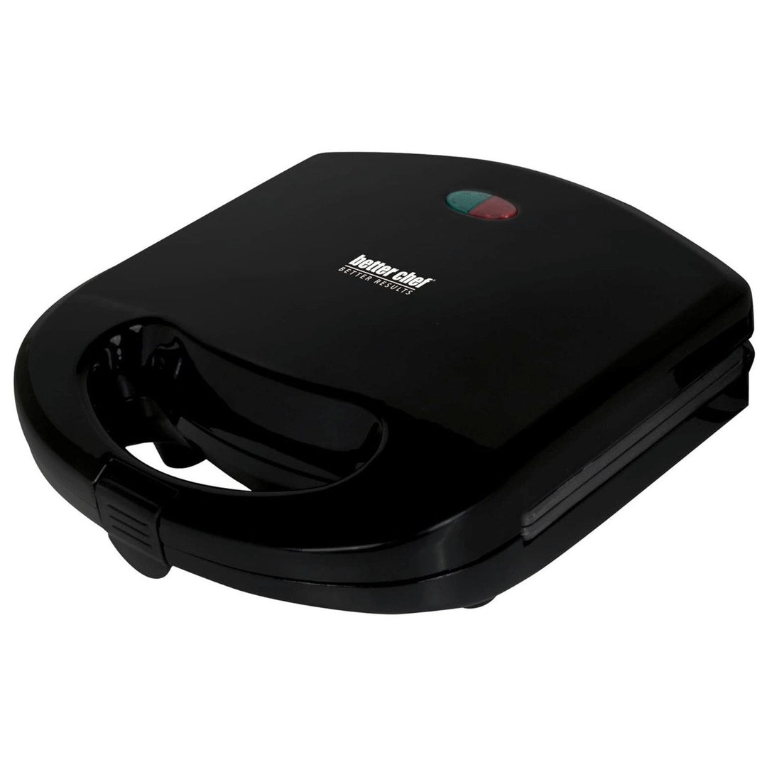 Better Chef Non-Stick Electric Waffle Maker IM-296B Black Compact Design Image 2