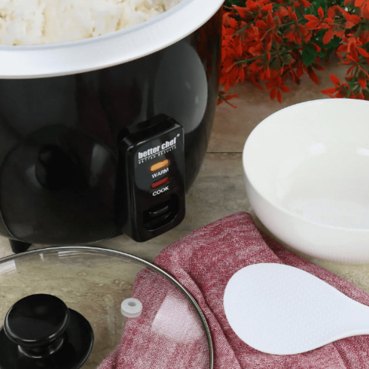 Better Chef Rice Cooker 8 Cup 16 Cup Cooked Stainless Steel Model IM-402B Image 11