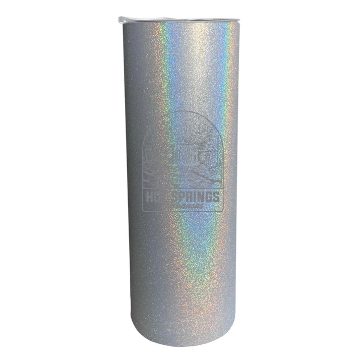 Hot Springs Arkansas Souvenir 20 oz Engraved Insulated Stainless Steel Skinny Tumbler Image 3