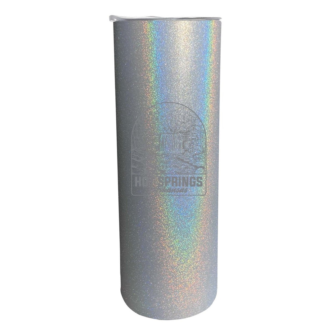 Hot Springs Arkansas Souvenir 20 oz Engraved Insulated Stainless Steel Skinny Tumbler Image 1