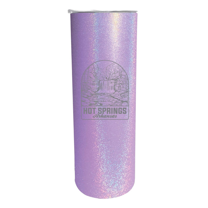 Hot Springs Arkansas Souvenir 20 oz Engraved Insulated Stainless Steel Skinny Tumbler Image 5