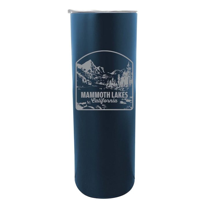 Mammoth Lakes California Souvenir 20 oz Engraved Insulated Stainless Steel Skinny Tumbler Image 4