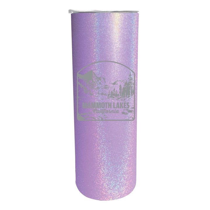 Mammoth Lakes California Souvenir 20 oz Engraved Insulated Stainless Steel Skinny Tumbler Image 1