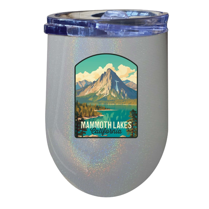 Mammoth Lakes California Design A Souvenir 12 oz Insulated Wine Stainless Steel Tumbler Image 5