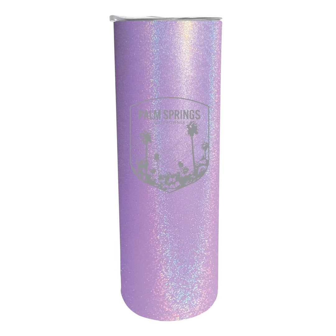 Palm Springs Califronia Souvenir 20 oz Engraved Insulated Stainless Steel Skinny Tumbler Image 5