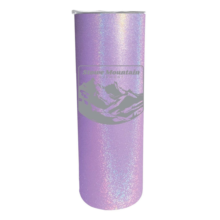 Stowe Mountain Vermont Souvenir 20 oz Engraved Insulated Stainless Steel Skinny Tumbler Image 3