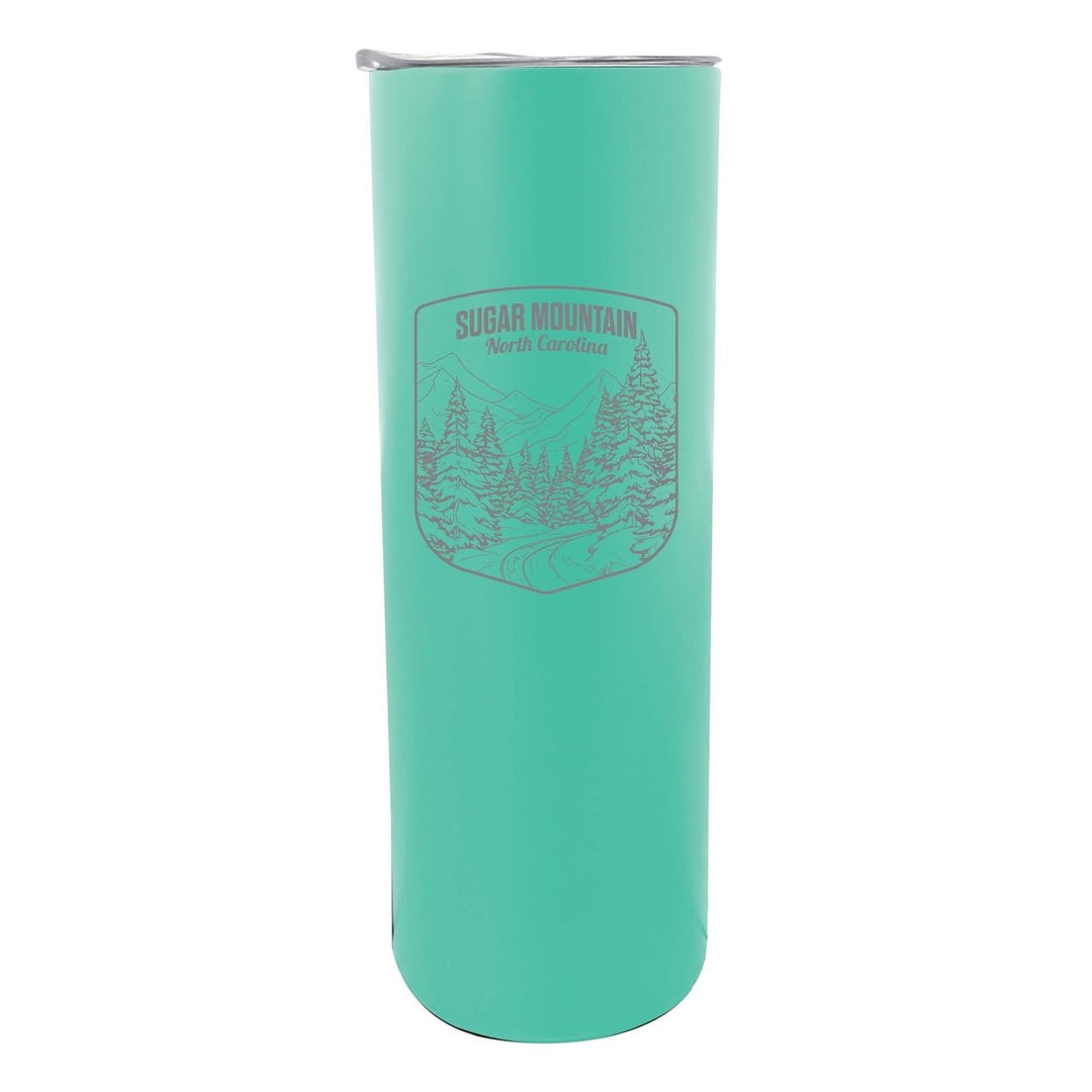 Sugar Mountain North Carolina Souvenir 20 oz Engraved Insulated Stainless Steel Skinny Tumbler Image 5