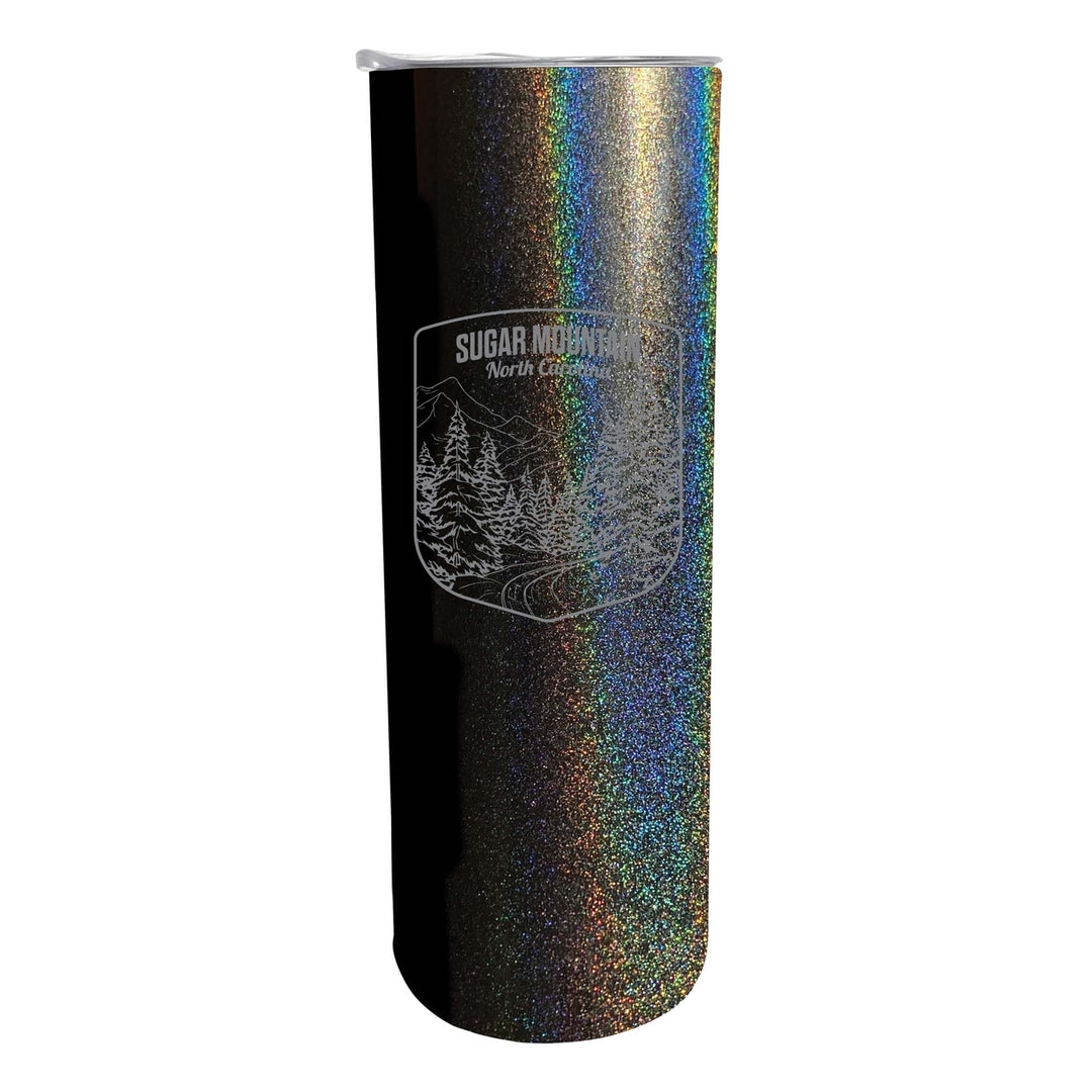 Sugar Mountain North Carolina Souvenir 20 oz Engraved Insulated Stainless Steel Skinny Tumbler Image 6