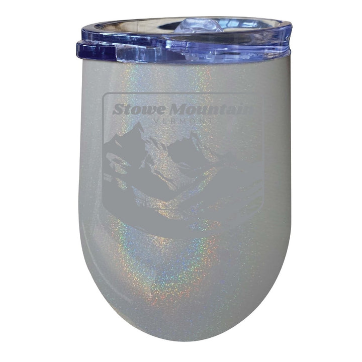 Stowe Mountain Vermont Souvenir 12 oz Engraved Insulated Wine Stainless Steel Tumbler Image 5