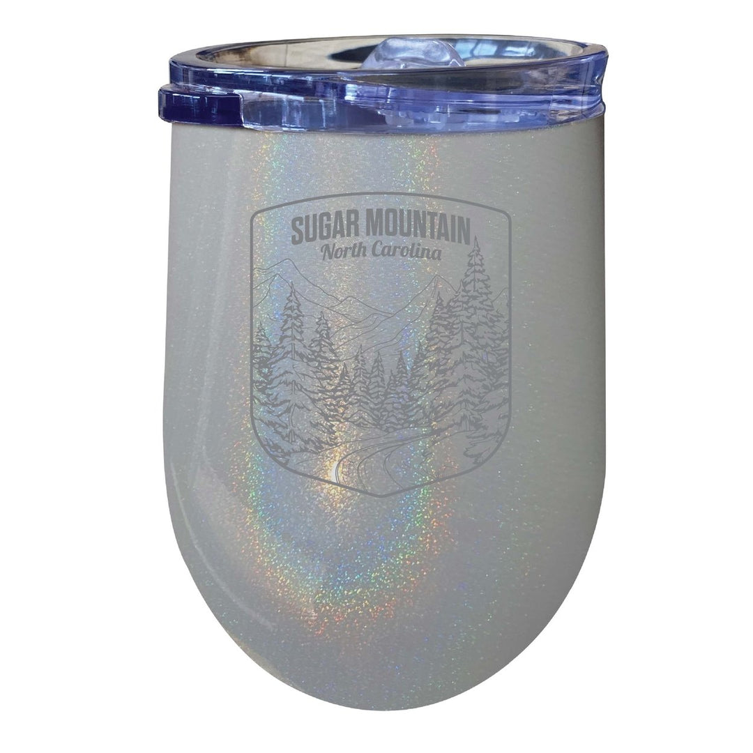 Sugar Mountain North Carolina Souvenir 12 oz Engraved Insulated Wine Stainless Steel Tumbler Image 5