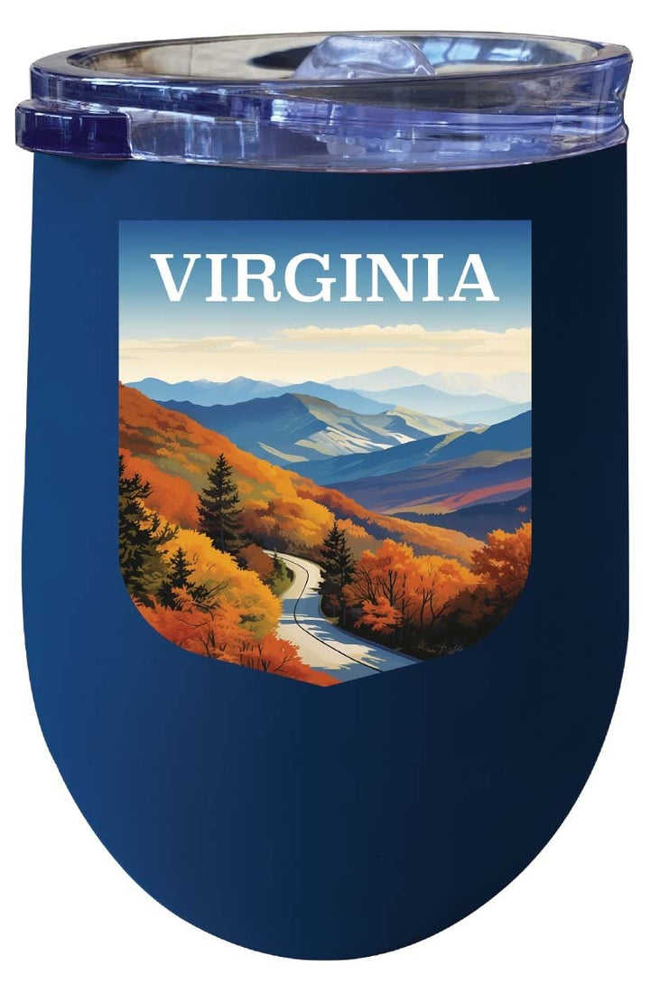 Virginia Design A Souvenir 12 oz Insulated Wine Stainless Steel Tumbler Image 2