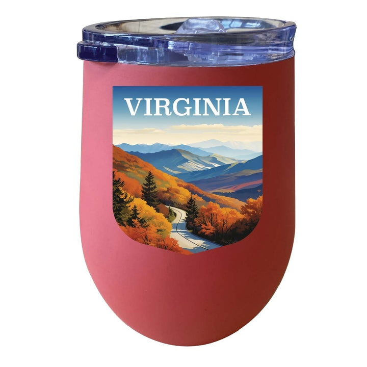 Virginia Design A Souvenir 12 oz Insulated Wine Stainless Steel Tumbler Image 4